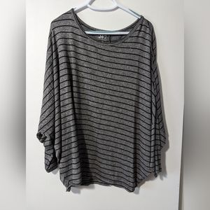 Black/Grey striped shirt